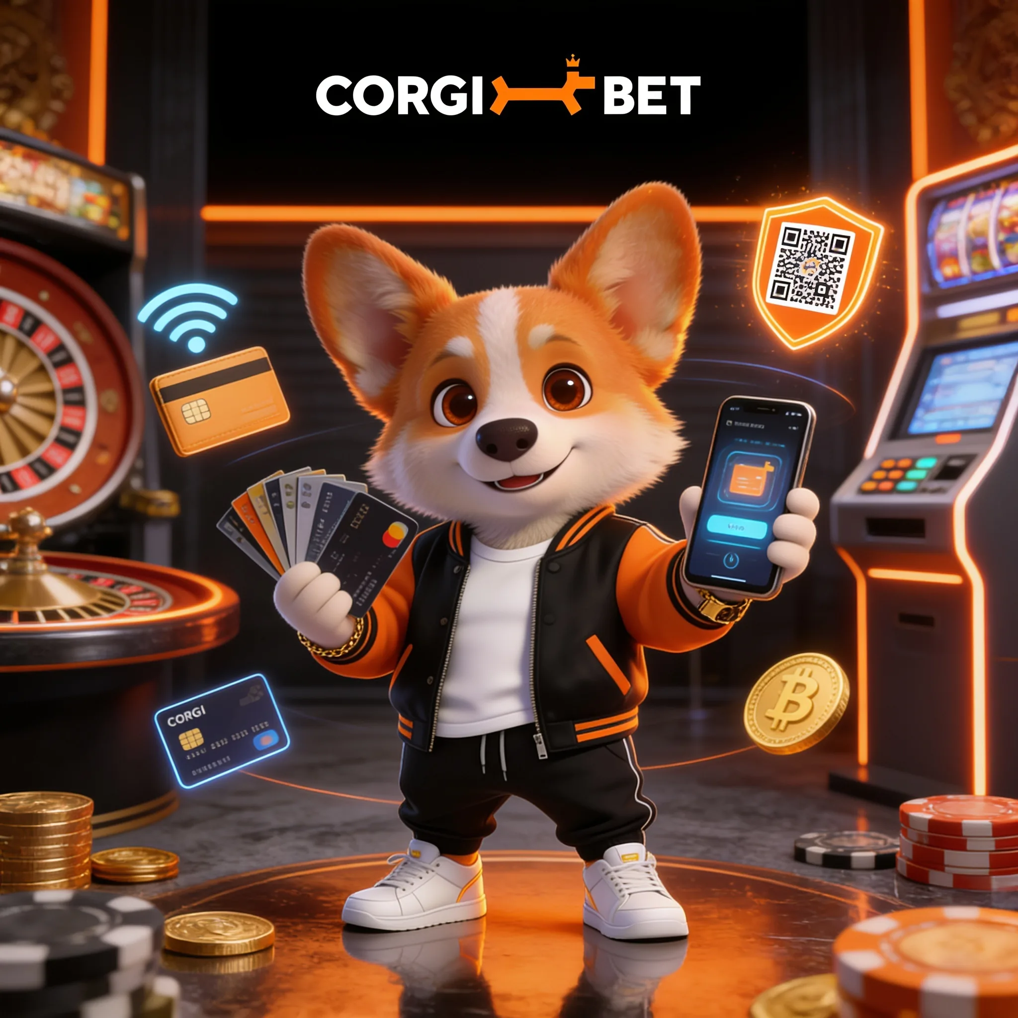 Caisse mobile Corgibet et moyens de paiement